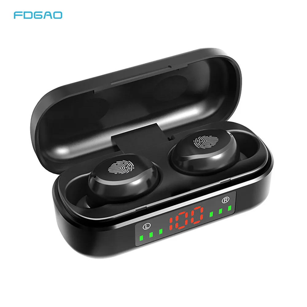 Мини наушники вкладыши TWS Bluetooth 5 0 Беспроводной 9D Hi Fi стерео спортивные