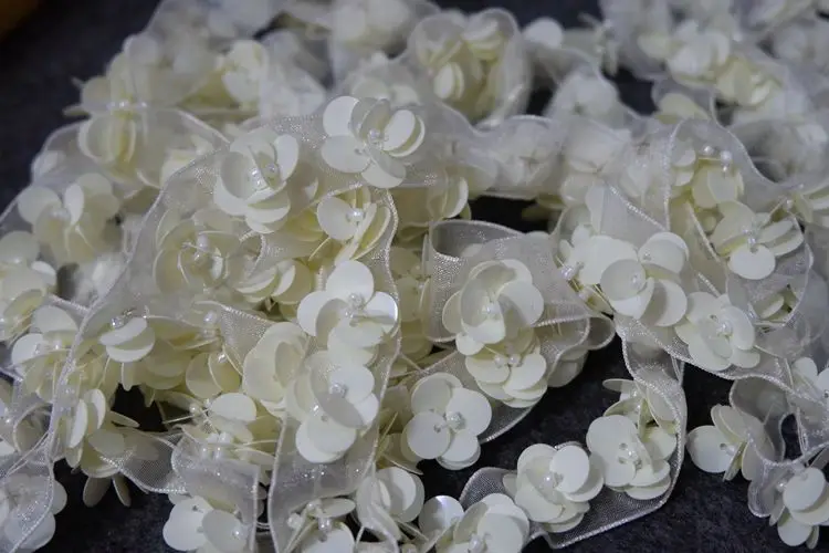 2 ярда/партия искусственный жемчуг Ширина 1 5 см|beaded lace trim|lace trimpearl beaded trim |