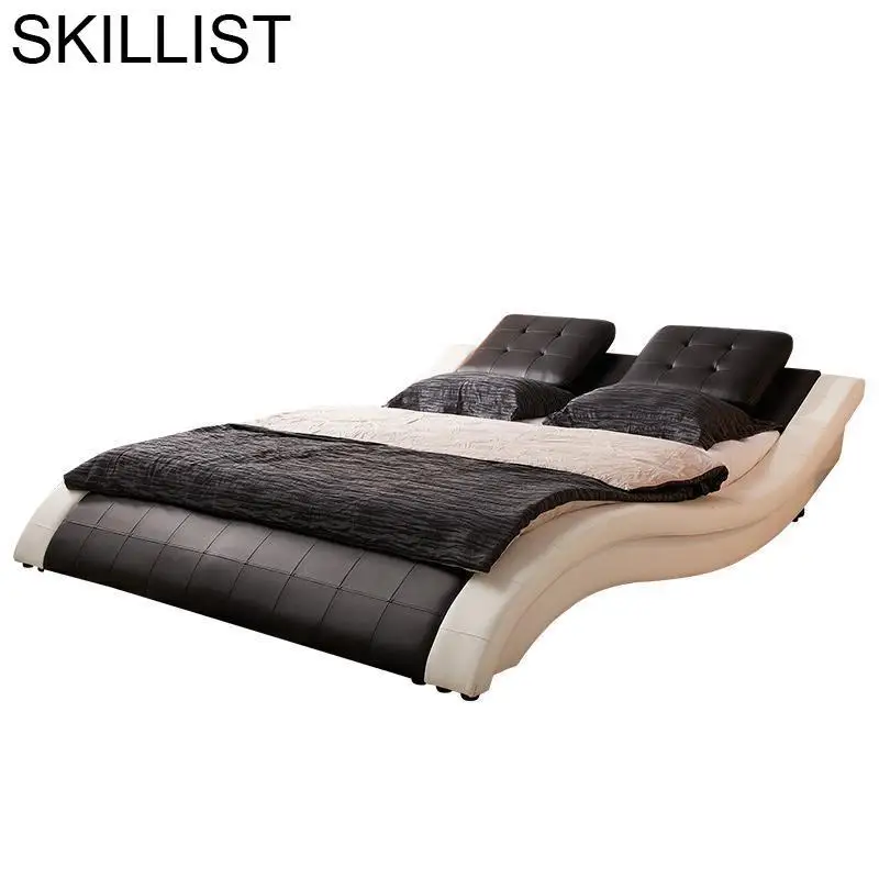 Мобильный для дома Letto Кастелло номер Bett Matrimonio каркас кожаный Mueble De Dormitorio мебель