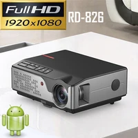 rd 826 500 ansi led projector full hd 1920x1080p native home theater proyector android optional media beamer 3d video player