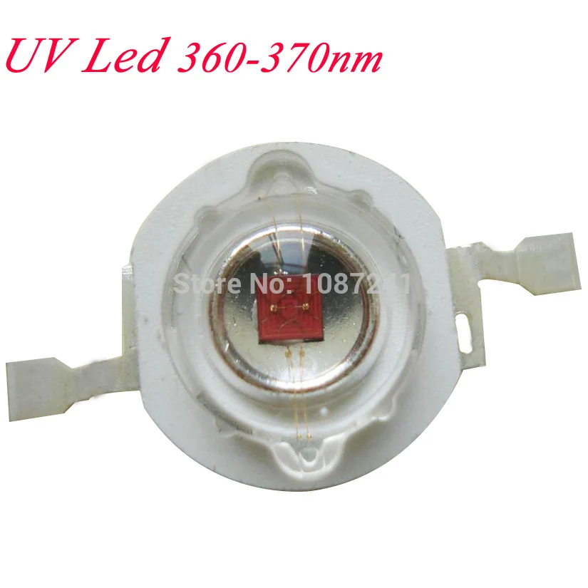 

Светодиоды высокой мощности 3 Вт UV led 365 нм, 5 шт./лот, бесплатная доставка