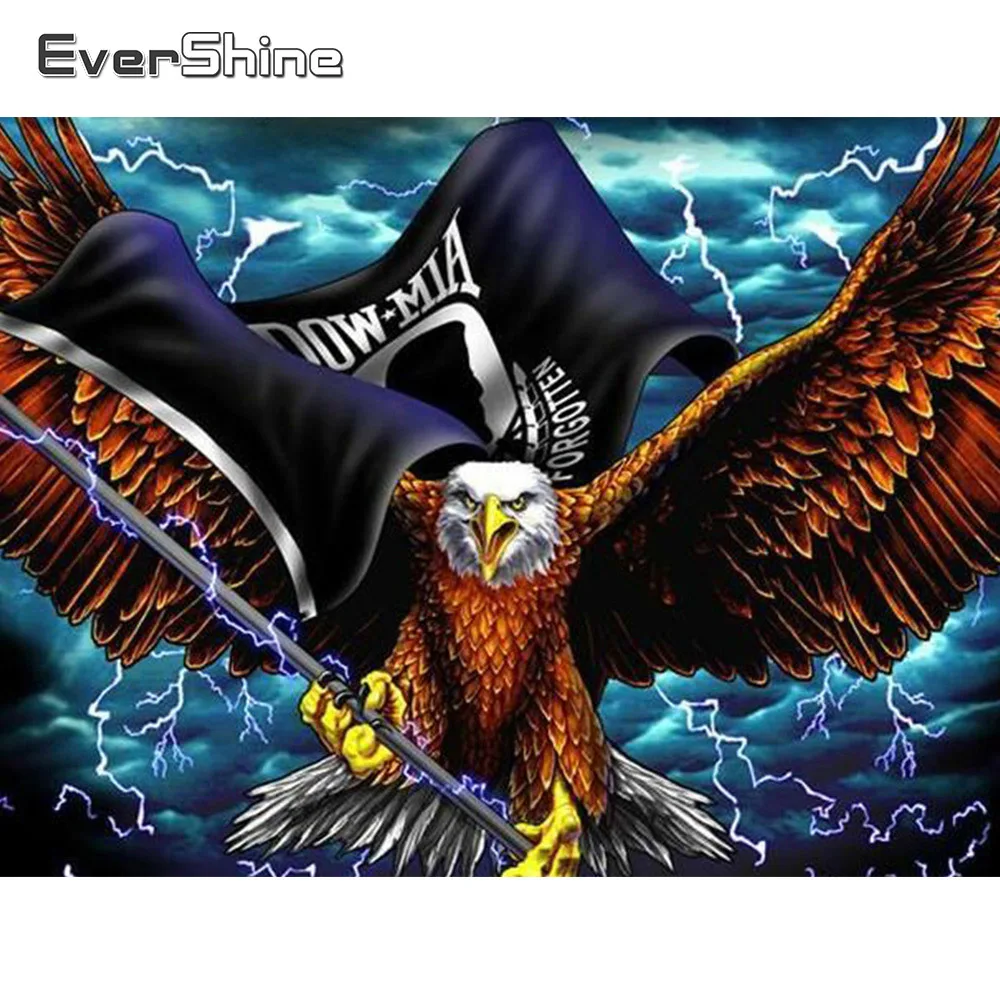 

Картина из страз с изображением орла, стразы, 5D