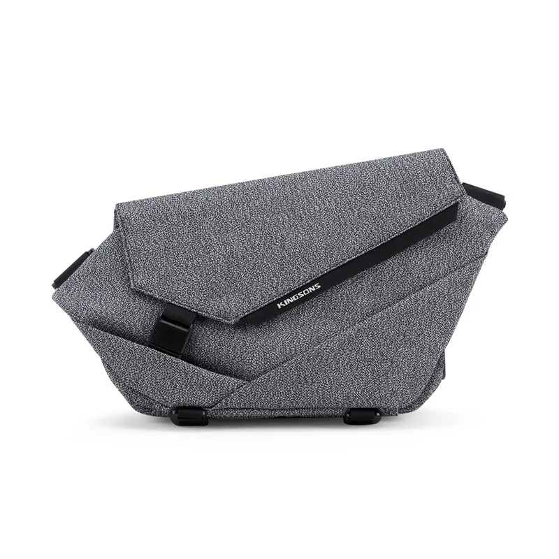 

Kingsens Cross-Border New Arrival Supply Trend Men's Shoulder Bag Multi-Functional Messenger Bag Individual Chest Bag One Piece