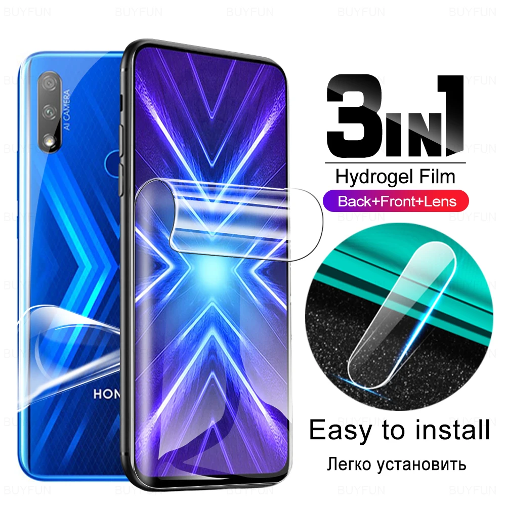 

Защитная пленка 3 в 1 для Honor 9X Pro 9 X Lite Honor9 9xlite Honor9x