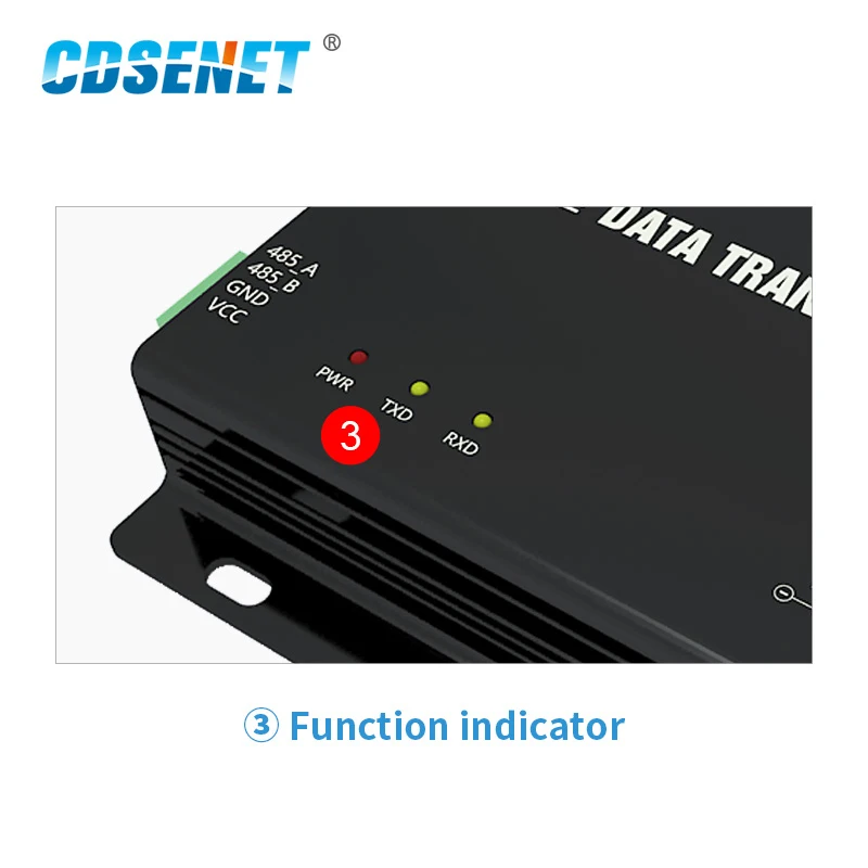 RS232/RS485 ModBus Modem 433MHz 17dBm Long Distance 1km LNA Digital FEC High Speed Continuous Transmission IOT E90-DTU(433C17)
