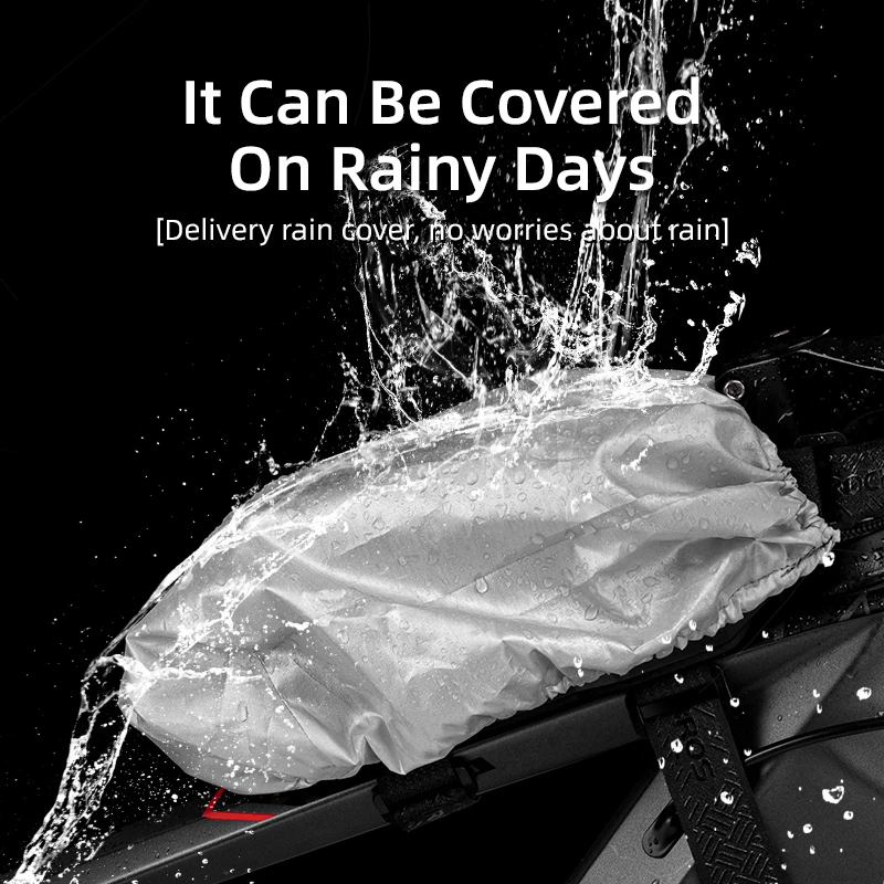 ROCKBROS Rainproof Bike Bag For 4-6.5' Front Phone Special PC Hard Shell With Free Raincover Motorcycle Accessories | Спорт и