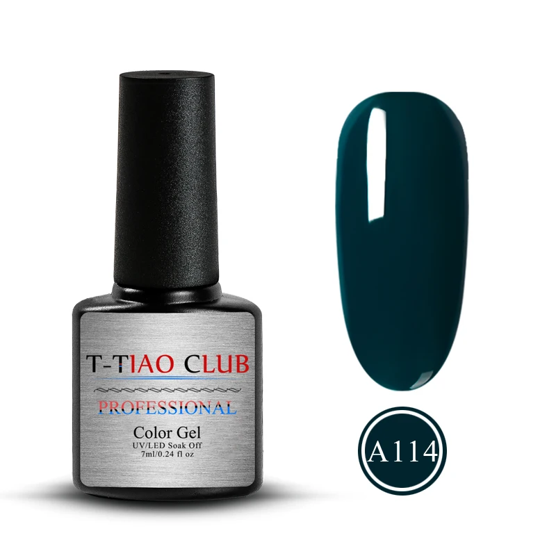 M30410 T-TIAO CLUB Набор гель-лаков для ногтей замочить от маникюра верхнее Базовое покрытие УФ гель лак Полупостоянный дизайн ногтей маникюрный лак - Цвет: M30410