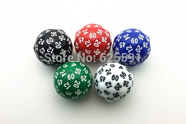 T &amp G игральные кости Высокое качество Черный 60 сторонний D60 большие игрушки DND rpg