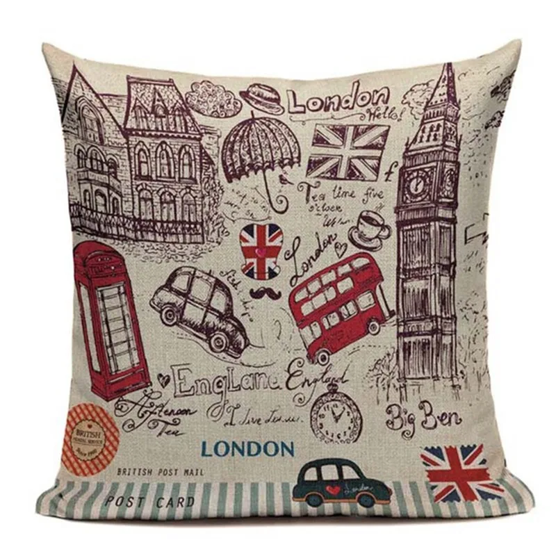 Новинка в британском лондонском стиле и Frence дома декоративная подушка для дивана