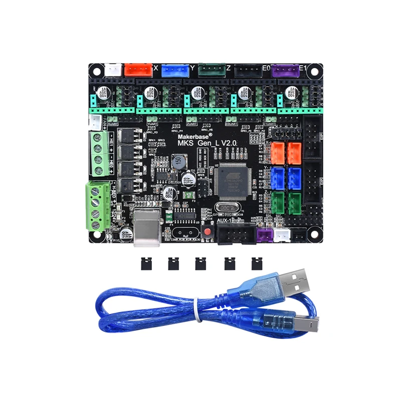 Запчасти для 3D-принтера Makerbase MKS Gen_L 2 1 плата управления TMC2209 2208 Uart Mode Gen L Ramps1.4 DRV8825