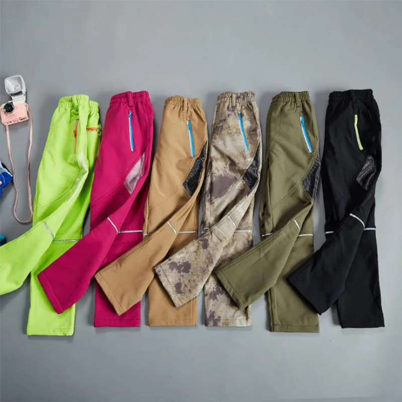 Детские Зимние флисовые спортивные брюки Windprood водонепроницаемые устойчивые к