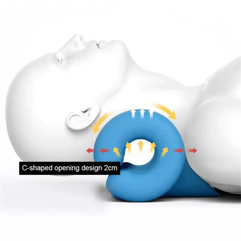 Массажная подушка для релаксации шеи термопластичный эластомер расслабляющий