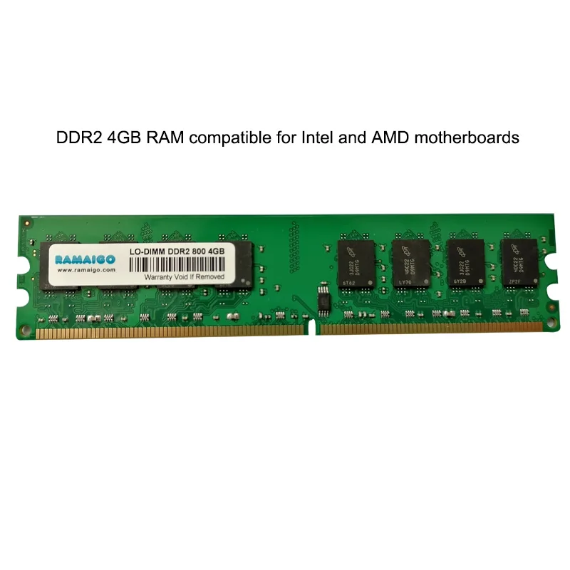 ОЗУ AIGO DDR2 4 ГБ 8 800 МГц 667 PC6400 Deskop Гб для материнских плат Intel AMD|Оперативная память| |
