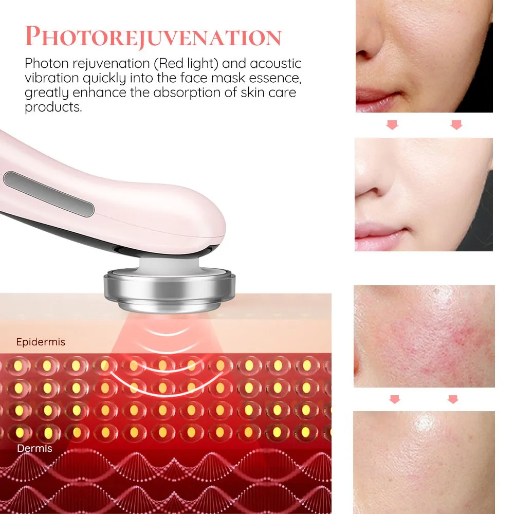 RF EMS Multi Functional Beauty Devices Facial Massager LED Light Photon Skin Care Tool Deep cleansing Instrument Machine | Красота и
