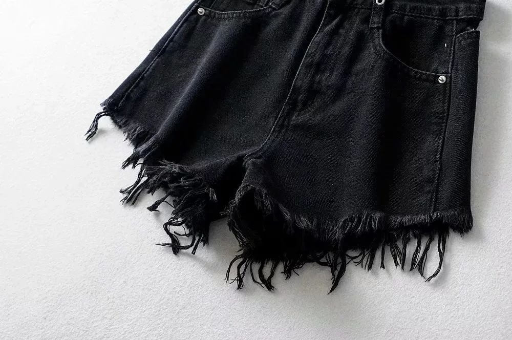 

NEW Summer New Women's Denim Jeans Shorts new high-waist Raw shorts Hollow Out women casual Sexy Hot Ladies Fashion