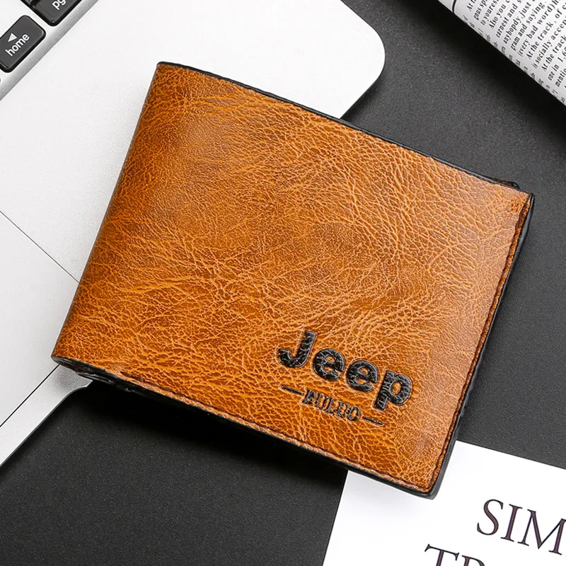 

Luxury Leather Wallet Fashion Men Coin Wallet High Quality Thin Men's Wallet Brand Small Cardholder Portfolio Wallet Management