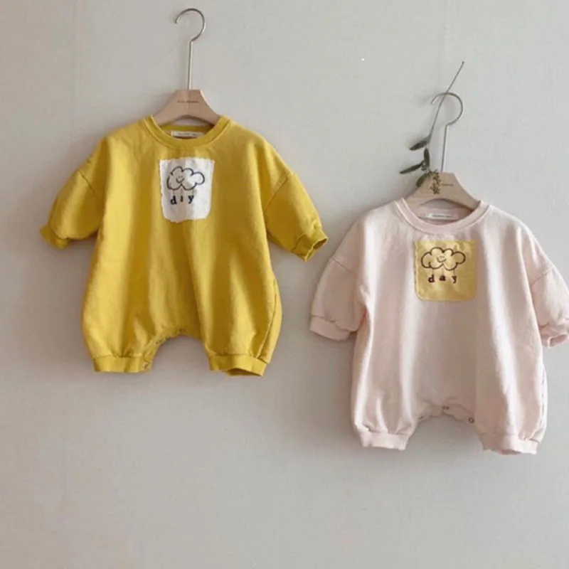 Детский комбинезон MILANCEL креативная Лоскутная Одежда для маленьких девочек и