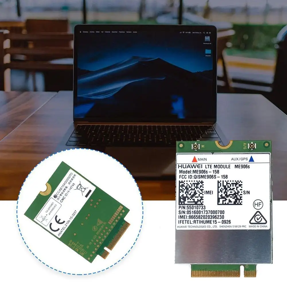 

1PC New For Huawei ME906S-158 LT4132 LTE WWAN Telecom 4G 4G Network Caer Unicom Module M2 F8I8