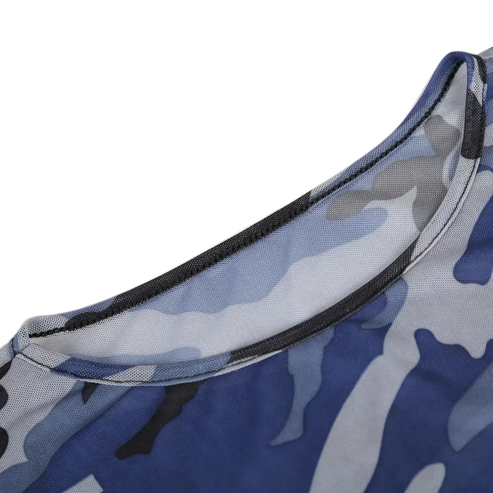 Женская камуфляжная футболка с длинными рукавами укороченные женские топы в