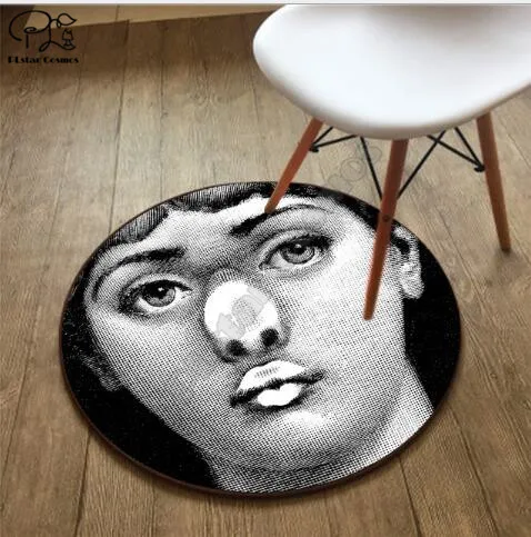 Напольный коврик Lina Cavalieri нескользящий квадратный 3D для столовой гостиной мягкий