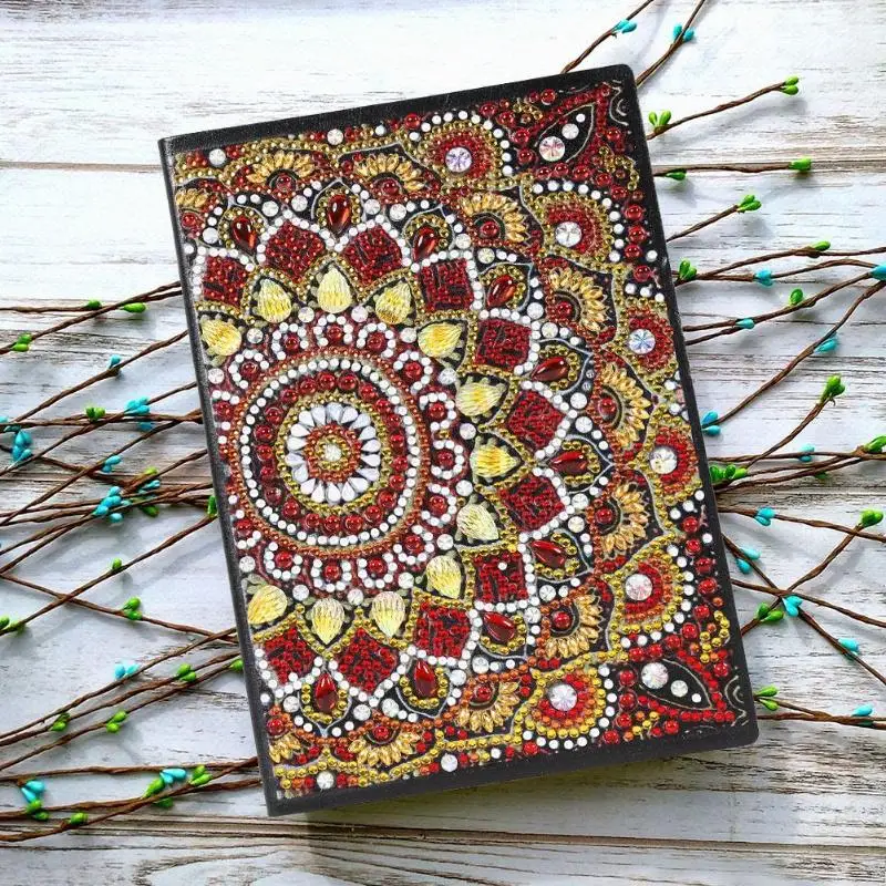 Алмазная живопись с мандалой 50 страниц|Алмазная мозаика и вышивка| |