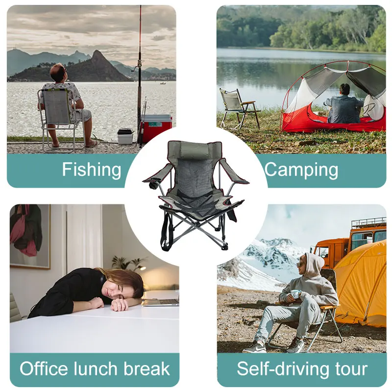 Портативный складной стул для ног фотостудии рыбалки кемпинга барбекю откидное