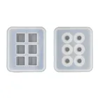 Силиконовая форма для ювелирных изделий, 16 мм, кубические шарики, 6 отсеков, силиконовая форма из смолы, ручной работы, сделай сам, формы для эпоксидной смолы