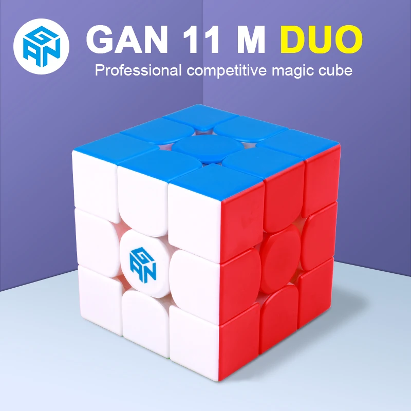 

GAN 11 M DUO Magnetic Magic Speed Cube Stickerless GAN11M Duo Magnets Puzzle Cubes GAN11 M Duo Educational Toys For Children