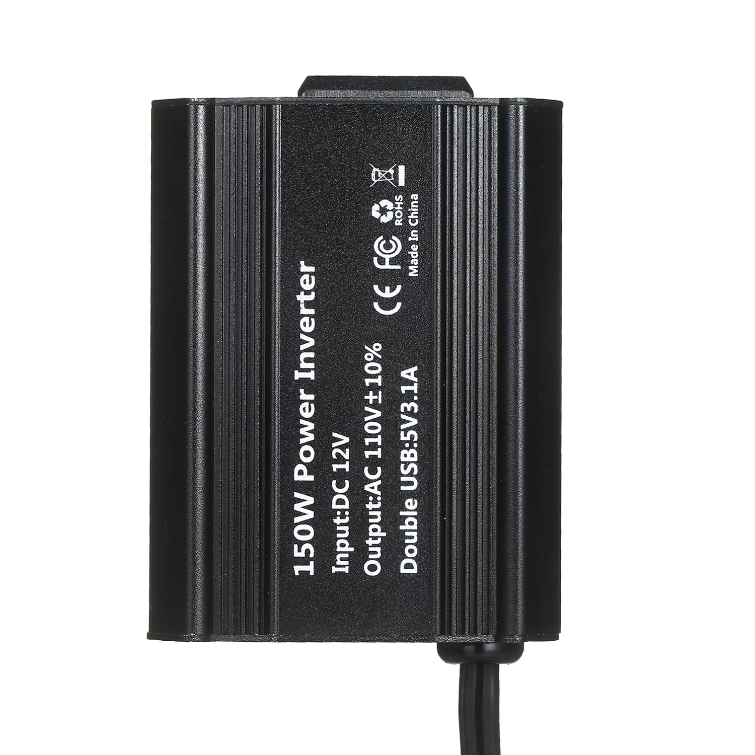 150 Вт портативный инвертор напряжения постоянного тока 12 В в переменный ток 110
