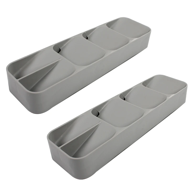 Серая разделительная тарелка для кухонного шкафа RV палочки еды ложки ящик