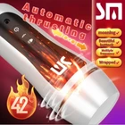 Мужской мастурбатор насос для пениса Вибратор для влагалища 10 скоростей искусственный пенис для взрослых интимные игрушки для мужчин 18