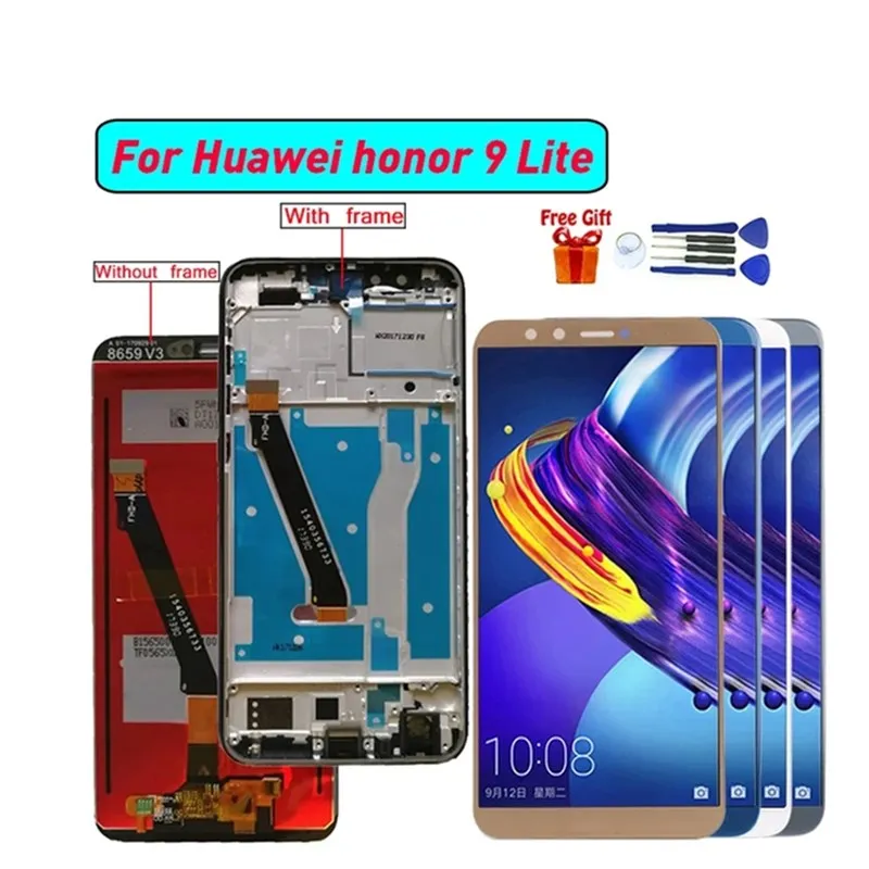 

ЖК-дисплей для huawei Honor 9 lite, сменный экран для huawei Honor 9 Youth, дигитайзер в сборе, сенсорная панель, модуль