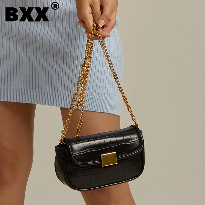 

[BXX] Женская новая маленькая квадратная дизайнерская качественная сумка из искусственной кожи, универсальная сумка через плечо, модная Осен...