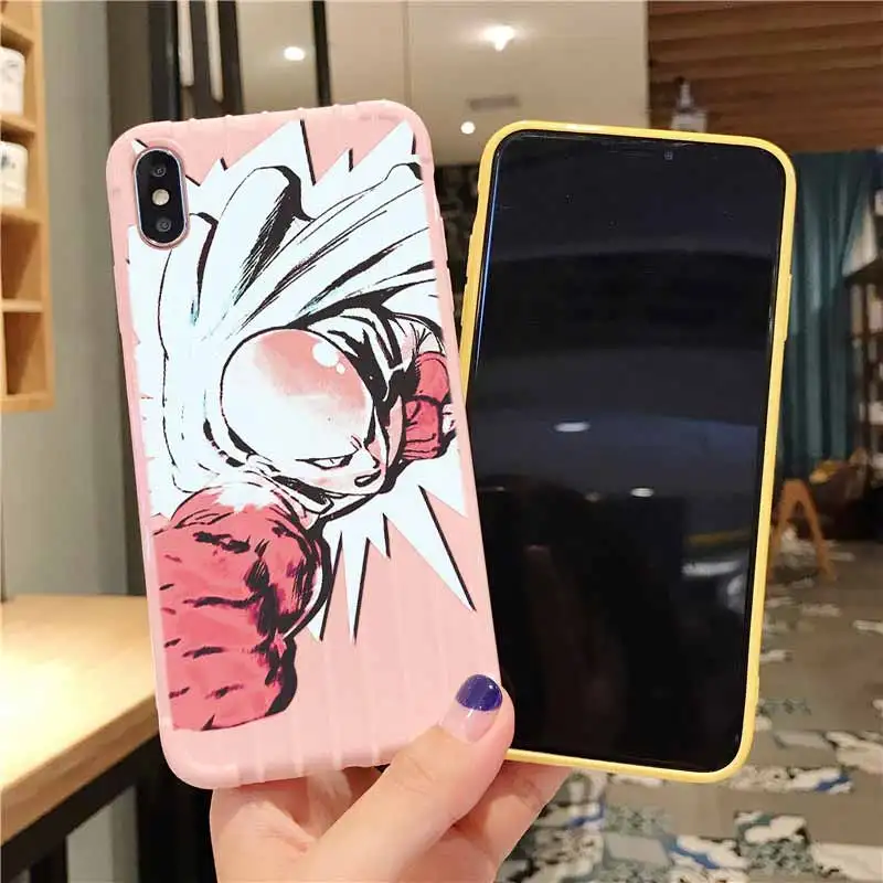Аниме ONE PUNCH MAN порядке на колесиках чемодан чехол для телефона iPhone 11 Pro Max X XS MAX 8 7 6S