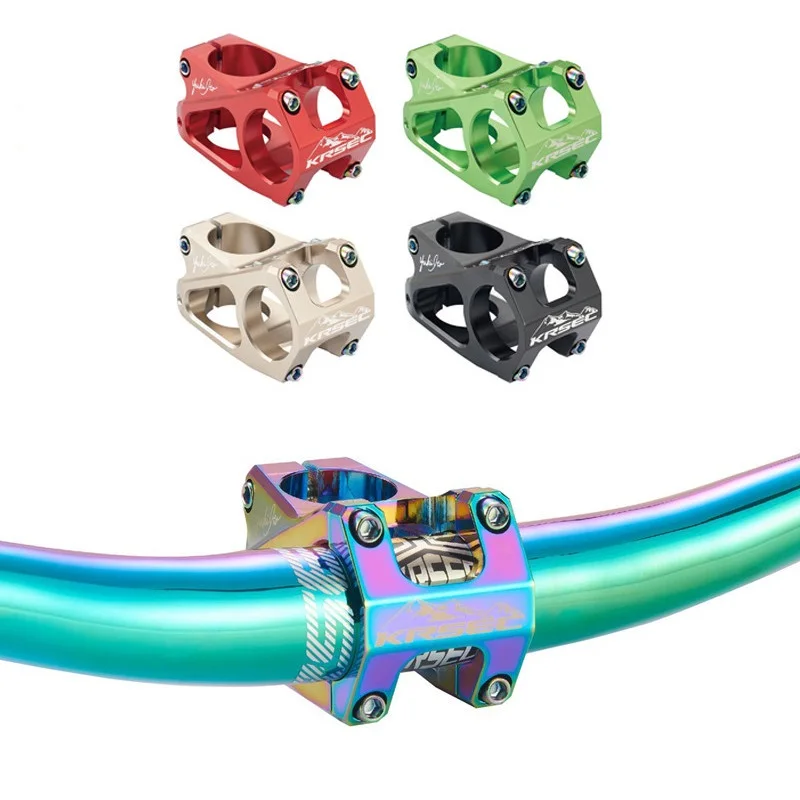 

Bicycle Stem CNC MTB Bike Short Stem Ultralight 31.8mm Bicycle Handlebar Stem 0 Degree 45mm Colorful Mountain Road Bike Stem