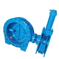 double eccentric ductile iron ss cf 3m seat flange butterfly valve