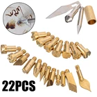 Набор наконечников для паяльника, набор из 22 предметов для выжигания по дереву