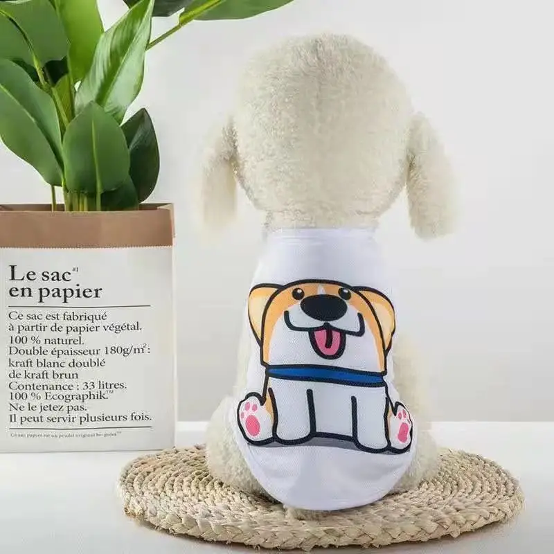 

Puppy clothes thin section breathable Bichon Teddy small dog vest rabbit cat pet clothes