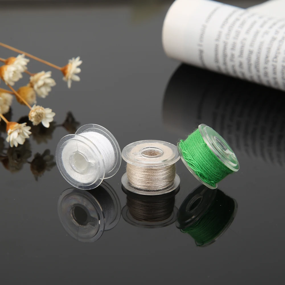20 штук цветные швейные нитки Пластик 25 бобины для шитья машина катушки дома