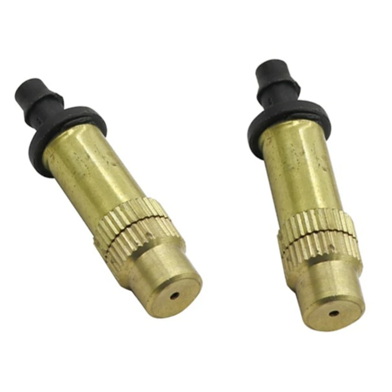 50 шт. медная насадка для полива Регулируемая распыление Капельное садовое