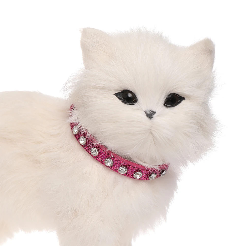 Блестящие стразы ошейники для щенков собак персонализированные маленькие