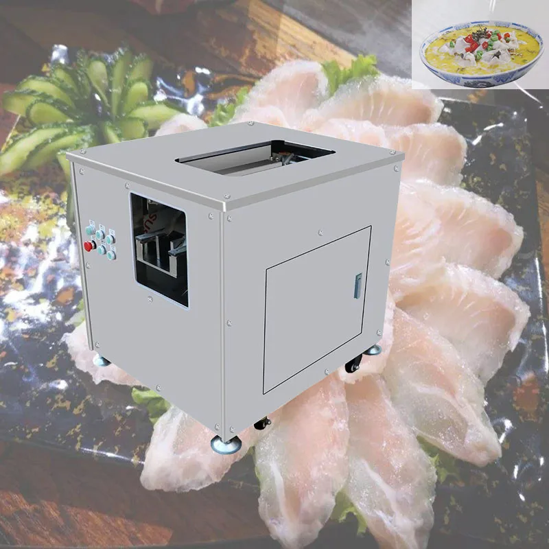Коммерческая машина для резки рыбного мяса из нержавеющей стали