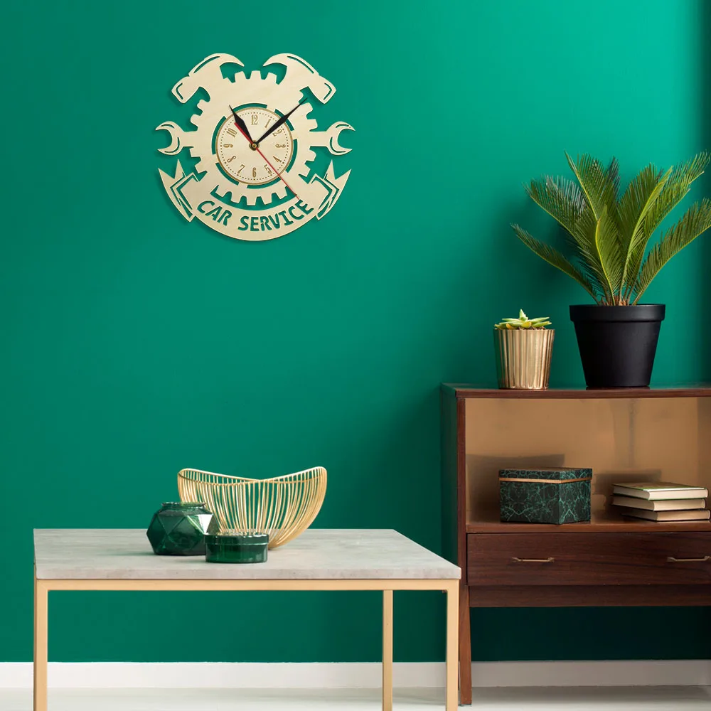 Инструменты для ремонта автомобиля деревянные настенные часы автомобильные