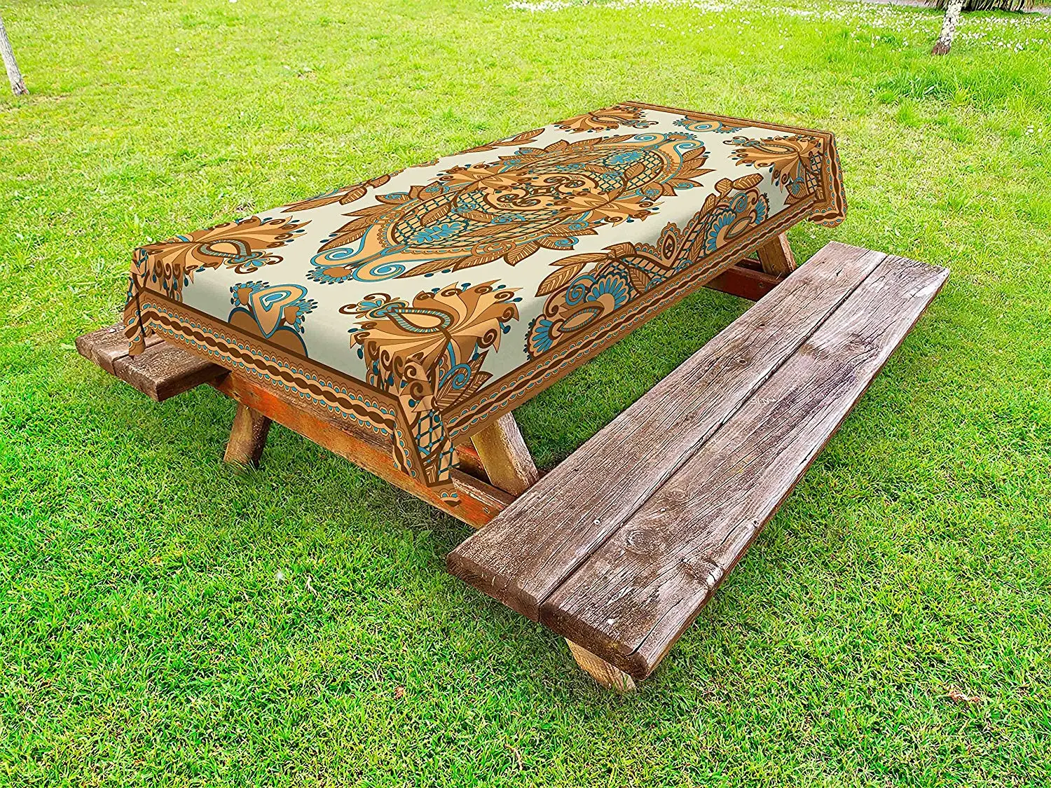 Восточная скатерть украинский ковер мотив абстрактные цветы и листья