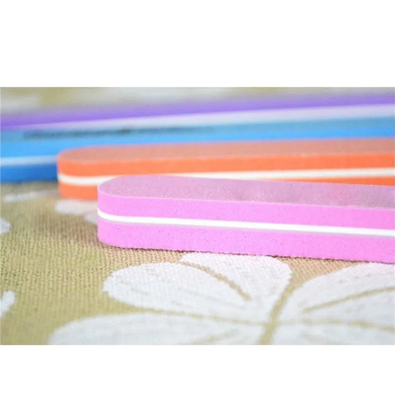 

1Pcs Soft Sponge Nail Art Tips Buffer 100/180 Sanding Block Buffing Files Random Color Buffer Durable DIY Washable Nail Smooth