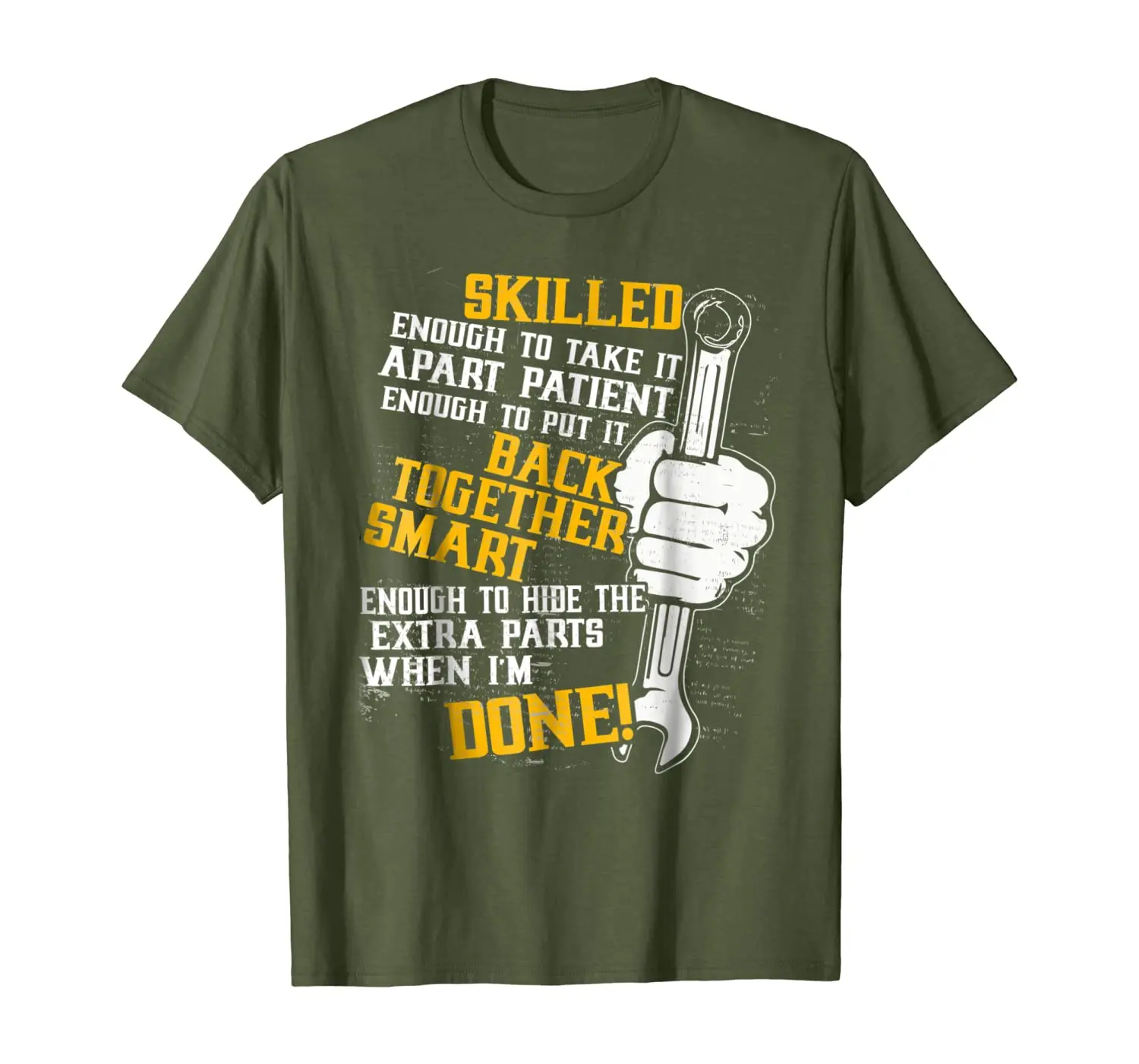 

Skilled Enough To Take It Apart T Shirt, Mechanic T Shirt