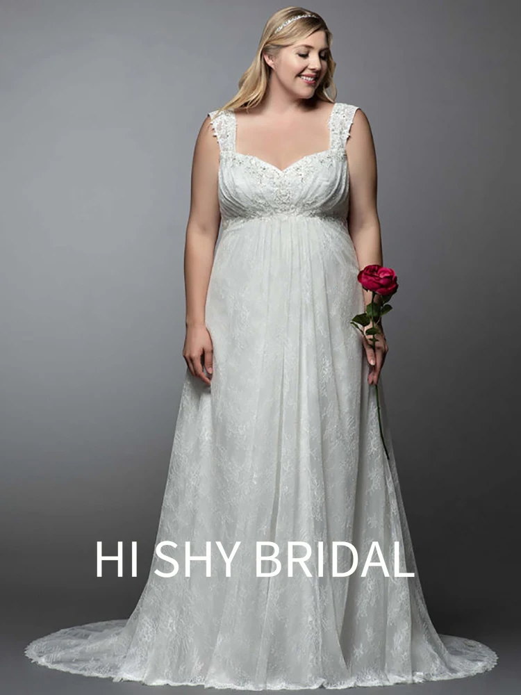 

Hi Shy Bridal 2021 New Luxury Lace Wedding Dresses Suitable for Every Bride Free Tailored Plus Size and Free Shipping