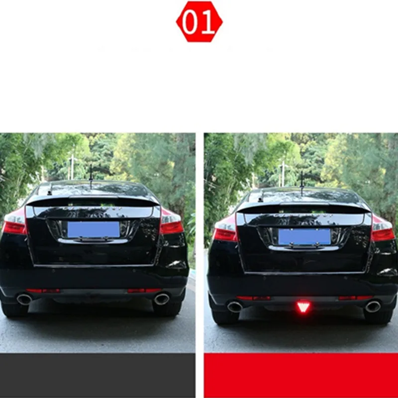 Автомобильный задний диффузор 12 В спойлер светодиодный стоп светильник крышка