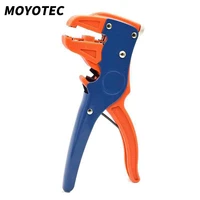moyotec 0 2 6 square mm adjustable automatic cable wire stripper with cutter duckbill bend nose bolt clippers wire strip tool
