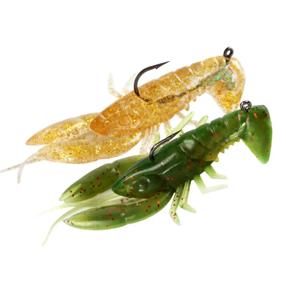 7 5 см 14g рыболовный крючок поддельные Рыболовные креветки приманки Пластик